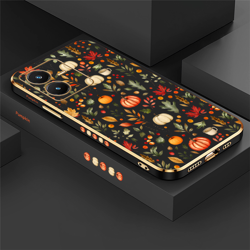 Vivo V40 - Etui z motywem jesiennej liścia i