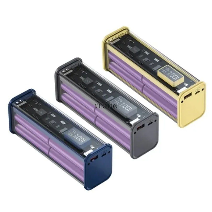 Portable Charger 20000Mah - 22.5W DIY etui z ładowarką przezroczysty