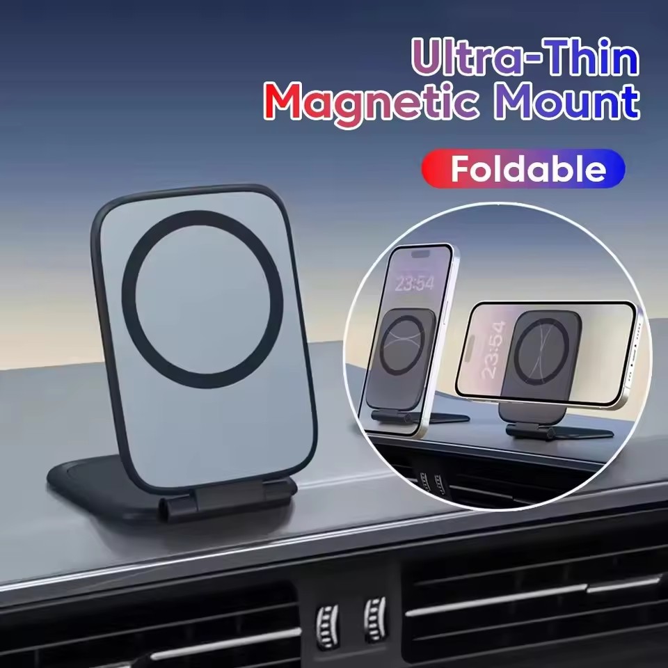 Phone Accessories For Your Car - Ultracienki Magnetyczny Uchwyt na Telefon Składany