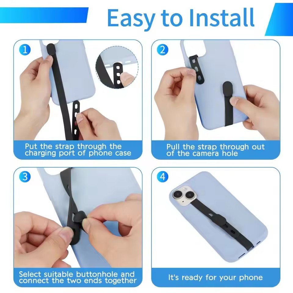 Przenośny Silikonowy Pasek do  – Phone Accessories Pouch recenzja i cena