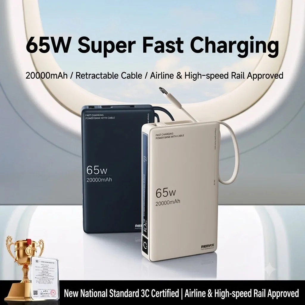 Remax 65W, powerbank o pojemno – Portable Charger 20000Mah recenzja i cena